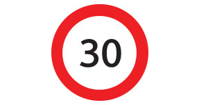 최고속도 제한 표지판