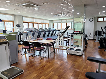 체력단련실 내부