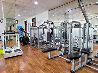 체력단련실 내부