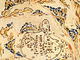 호좌수영성지도 그림