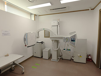 영상의학실 내부 전경