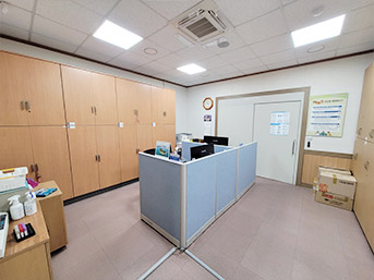 폐건강관리실 내부 모습