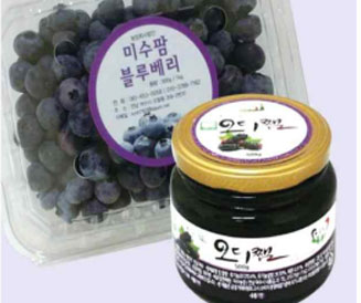 오디·블루베리 가공식품