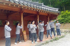 템플스테이 체험모습