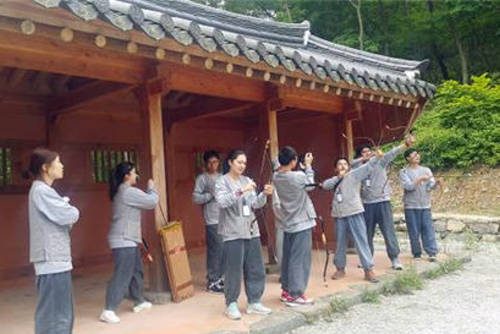 템플스테이 체험모습