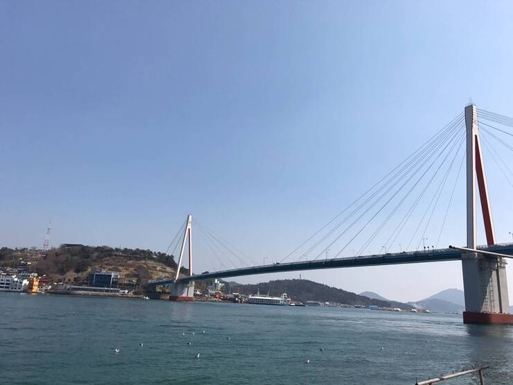 여수여행 중 돌산대교
