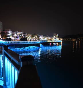 여수 소호 동동다리 야경