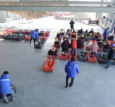 루지타고 게장먹고 동백꽃보기