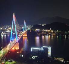 여수해상케이블카 타고 돌산공원 / 돌산대교 야경이 정말 멋져요