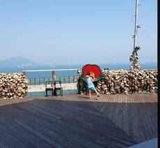 여수 해상케이블카를 왕복하며 즐기는 여수바다