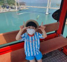 여수 해상케이블카를 왕복하며 즐기는 여수바다