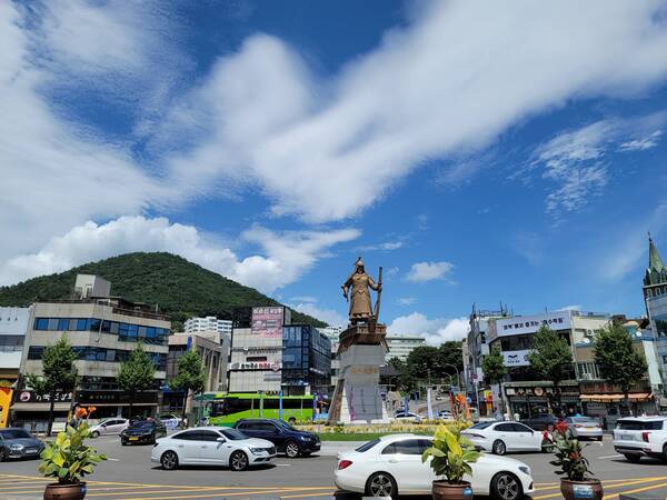 이순신광장 모습