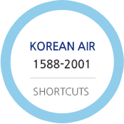 Korean air Shortcuts