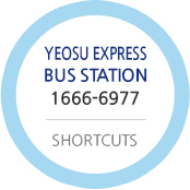 Yeosu Express bus station 1666-6977 Shortcuts