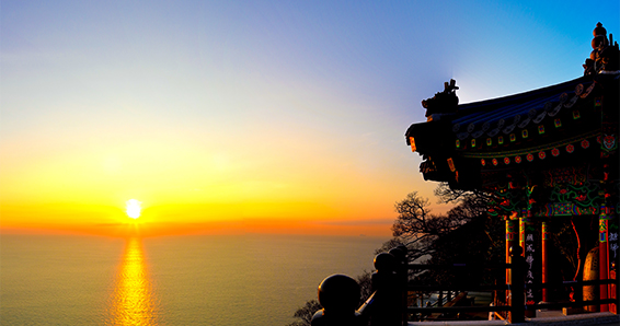 해돋이 사진이다.