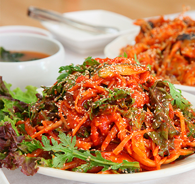 맛깔스런 서대회무침