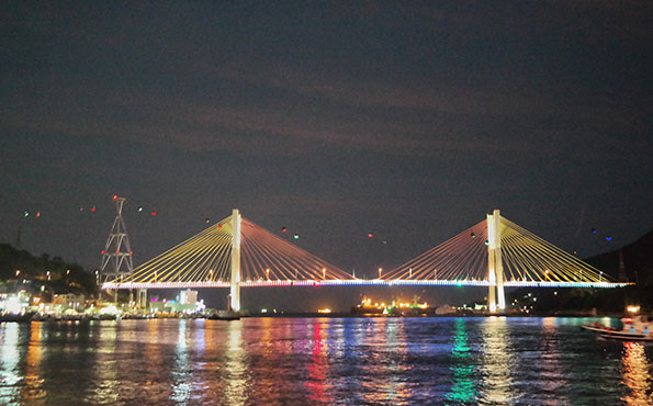 거북선대교와 케이블카