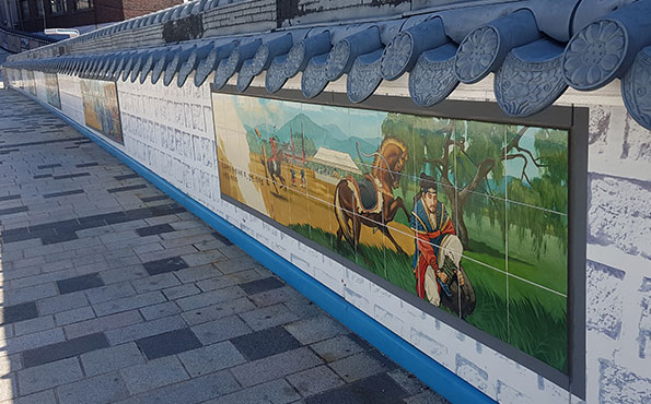 전술을 펼치고 있는 그림