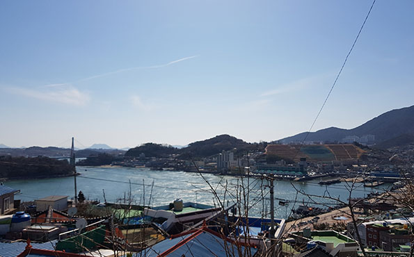 8구간에서 바라보는 경치