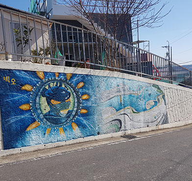 빅오쇼와 여수엑스포장 그림