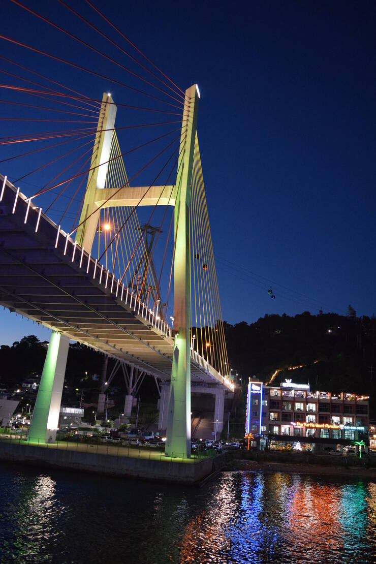 해상케이블카와 거북선대교