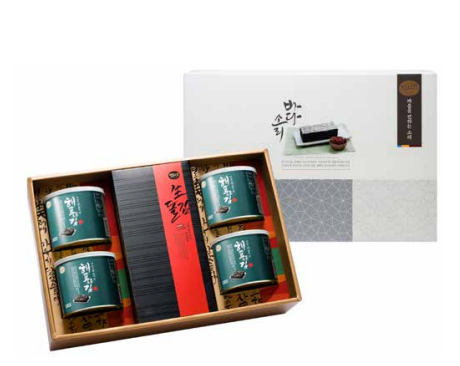 생(生)돌김 혼합세트 5호(생돌김 반절, 해품은김) 선물세트 이미지