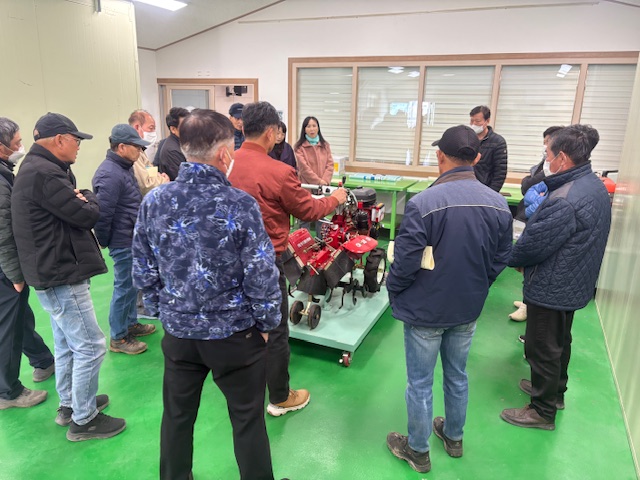 2025년 상반기 여수시 농기계 현장실무교육 모습