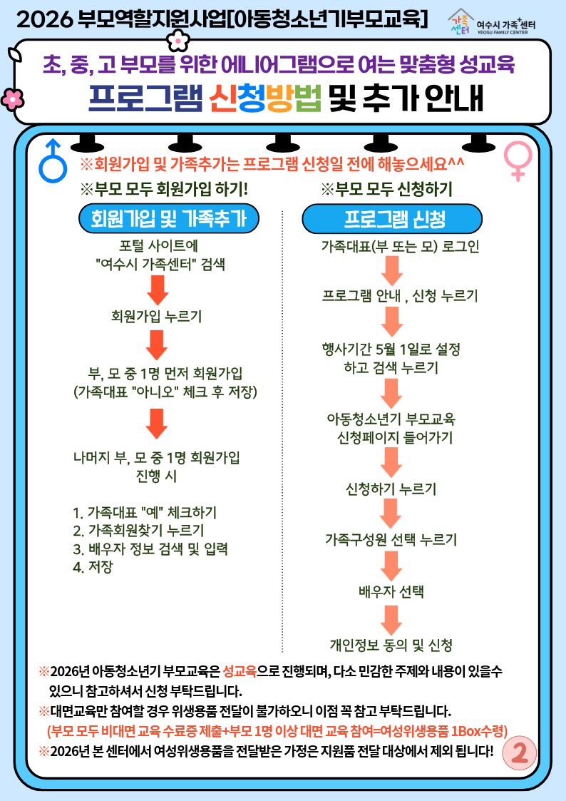 아동청소년기 부모교육 홍보지2
