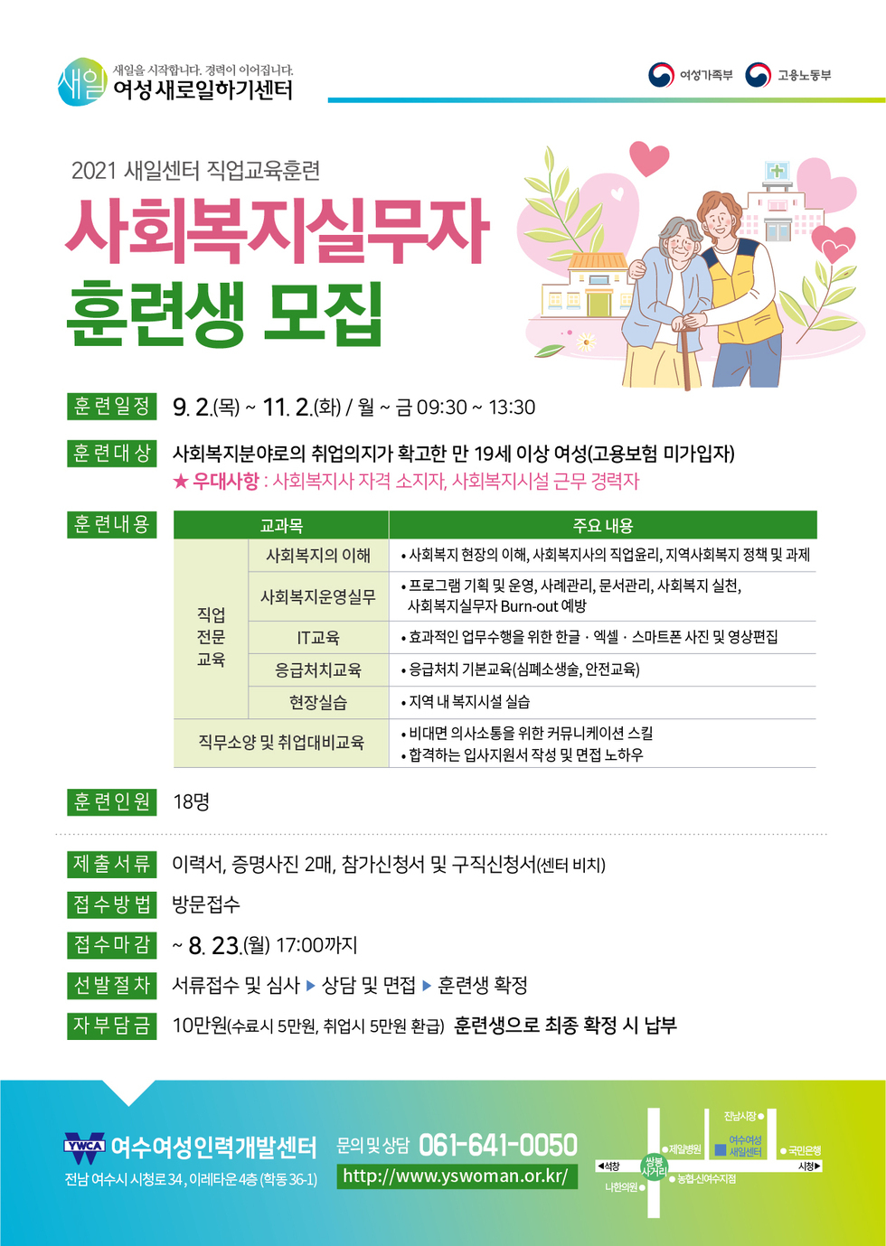2021년 새일센터 직업교육훈련