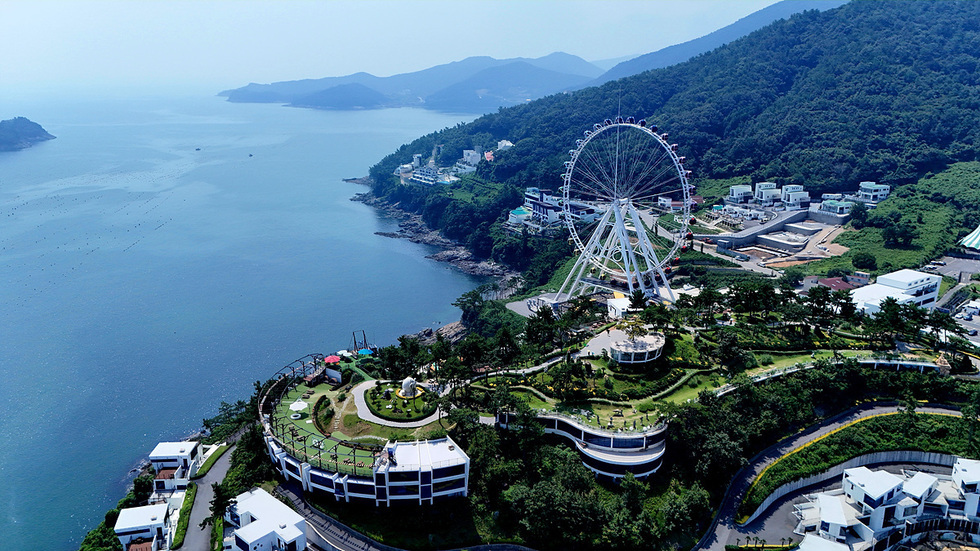 Panoramic View of the Ferris Wheel at Art Land