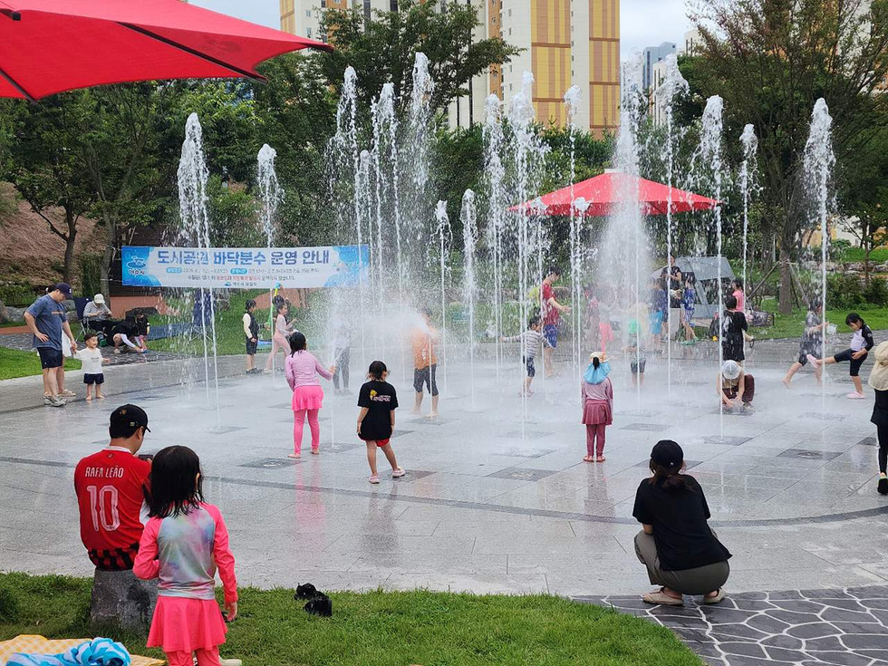 麗水市、7月から都市公園の水遊び施設の運営を開始